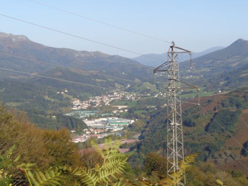 Primeras vistas de Vera de Bidasoa.