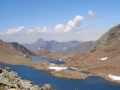 Ibones de Pondiellos con el Midi d'Ossau al fondo.